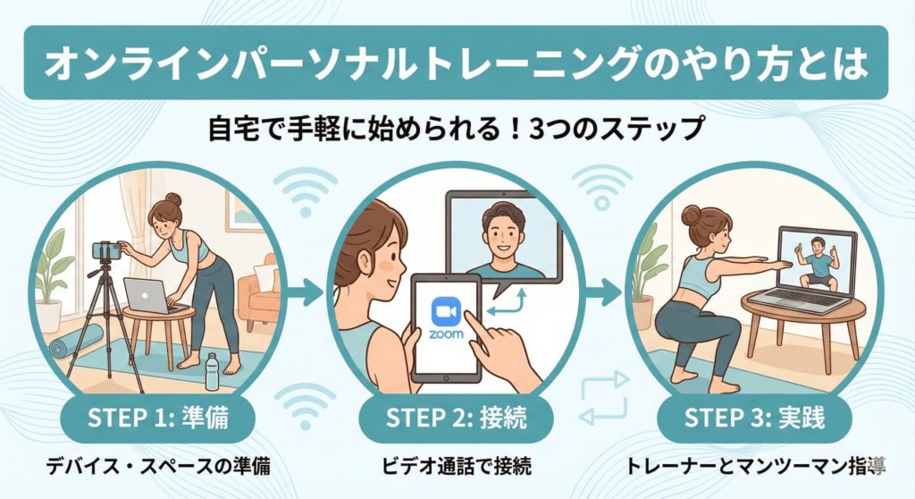 オンラインパーソナルトレーニングのやり方を初心者向けに解説