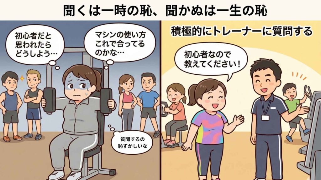 聞くは一時の恥、聞かぬは一生の恥